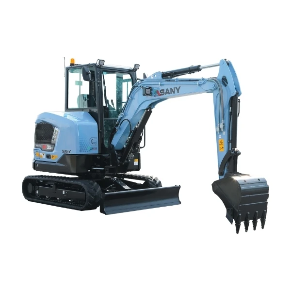 SANY SY35E Mini Excavadora Eléctrica Con Cabina Y Cero Emisiones.