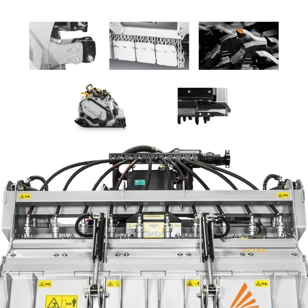 Detalle técnico de FAE MTH 250, FAE MTH HP 250, FAE MTH 225 y FAE MTH HP 225 en GRUPOCIBSA con componentes reforzados y acabados de alta resistencia.
