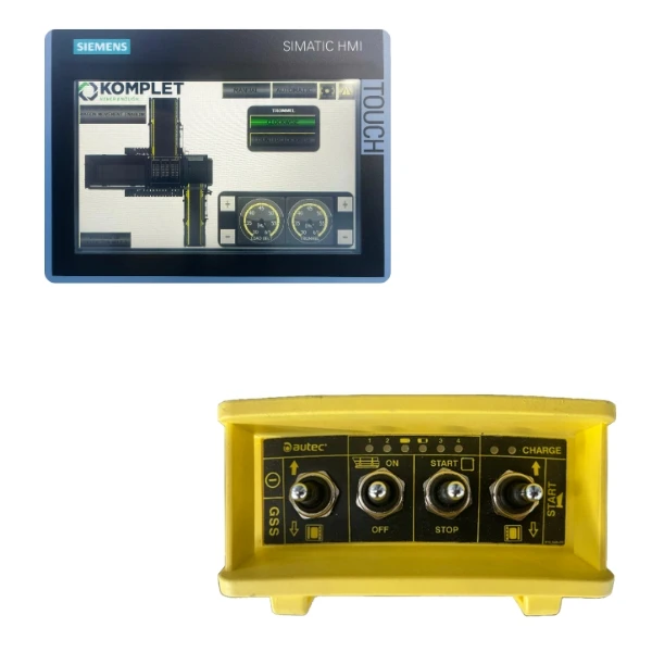 Panel de control táctil Siemens de la Komplet K-TS 30.