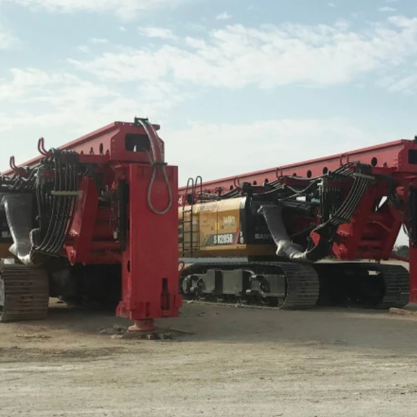 SANY SR125-MV, SANY SR175-MV, SANY SR285-MV y SANY SR400-MV en GRUPOCIBSA, perforadora SANY con mástil y herramienta de trabajo