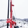 SANY SR125-MV, SANY SR175-MV, SANY SR285-MV y SANY SR400-MV en GRUPOCIBSA, perforadora SANY en obra de cimentación con nieve