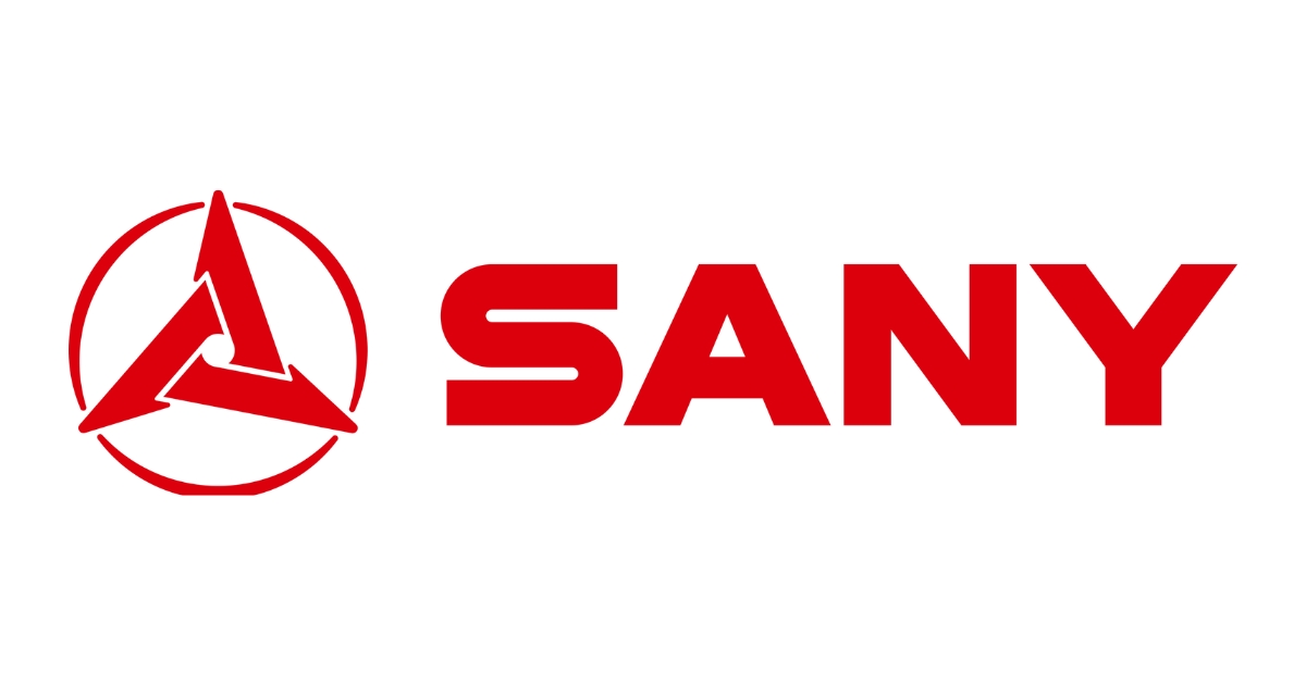 Maquinaria SANY alineada en GRUPOCIBSA